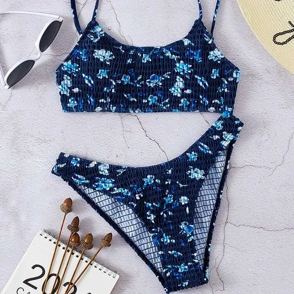 SHEIN Swim Floral Shein Bikini Size Small Poshmark